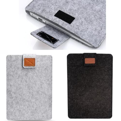 MacBook Pro sleeve Dark gray wool felt case, compatible with MacBook Air, 13-inch