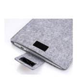 MacBook Pro sleeve Dark gray wool felt case, compatible with MacBook Air, 13-inch