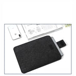 MacBook Pro sleeve Dark gray wool felt case, compatible with MacBook Air, 13-inch