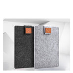 MacBook Pro sleeve Dark gray wool felt case, compatible with MacBook Air, 13-inch