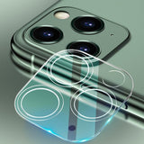 2-Pack Tempered Glass Lens Protector for iPhone 12 Pro Max, 6.7\ - Top-Down View