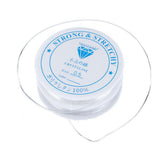 Transparent Elastic Thread for Jewelry Making 2-pack, 0.6mm, 15m - Front View