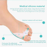 Hallux Valgus Toe Spreader Separators Support, 1 Pair