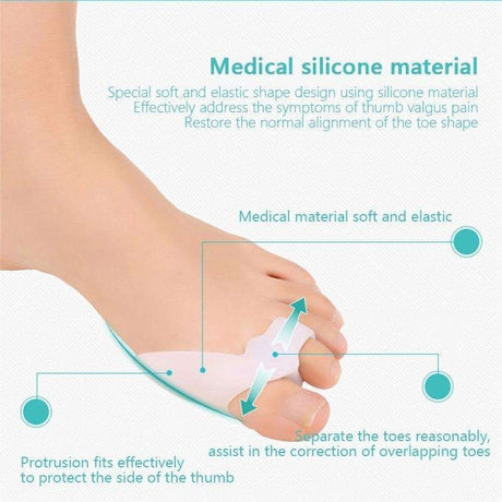 Hallux Valgus Toe Spreader Separators Support, 1 Pair, image 4