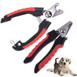 Dog Nail Clippers for Dogs & Cats, Black, Animal Nail Scissors - Front View