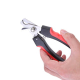 Dog Nail Clippers for Dogs & Cats, Black, Animal Nail Scissors - Side View