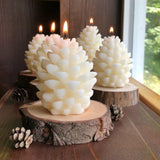 Cone candle molds DIY pink, 1 pack - Side View