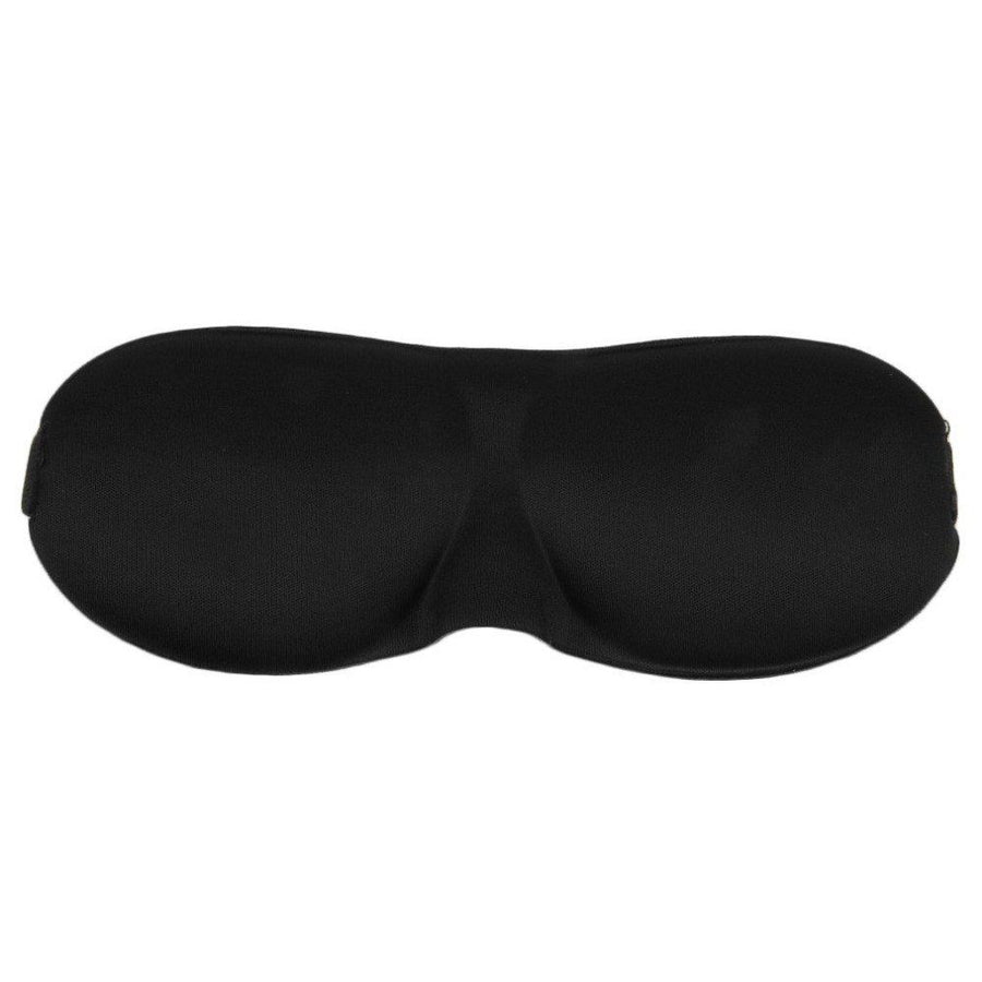 3D Sleep Mask Eye Mask Blindfold Black