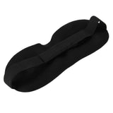3D Sleep Mask Eye Mask Blindfold Black - Side View