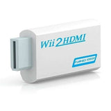 Wii to HDMI Adapter White, Compatible with Nintendo Wii Full HD 1080p