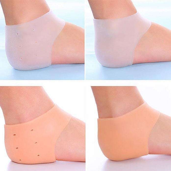 2-pack Transparent Silicone Heel Protectors, Shoe Inserts
