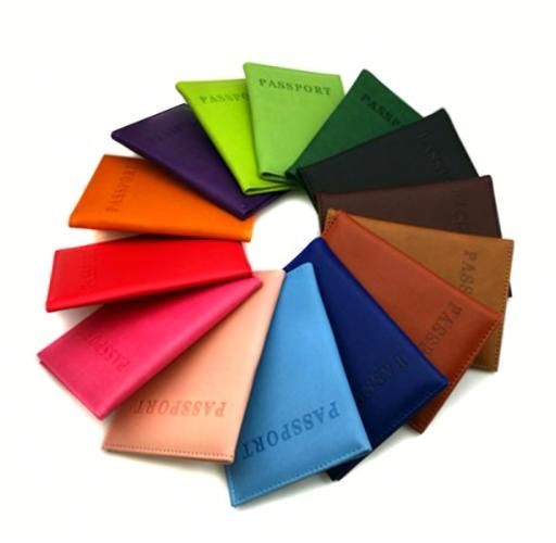 Orange Passport Holder, Compatible with All Standard Passports