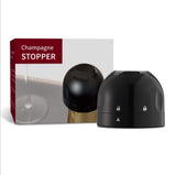 2 Champagne Cork Stoppers, Vacuum Sealer for Wine Bottles - Top-Down View