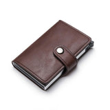 5 Cards Wallet Card Holder with RFID NFC Protection, Light brown - Extra Image