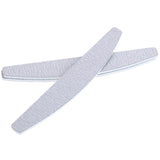 5-pack Half Moon Zebra Nail Files, 100/120 Grit, with Storage Case - Front View