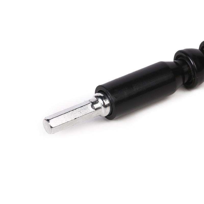 Flexible Drill Extension Bit, 20cm, Black, Compatible with Drills & Screwdrivers