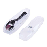 Skin Roller Microneedling Derma Roller for Skin Stimulation, Black - Front View