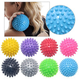2pcs Spiky Ball Round Muscle Massage Roller, Random Color - Front View