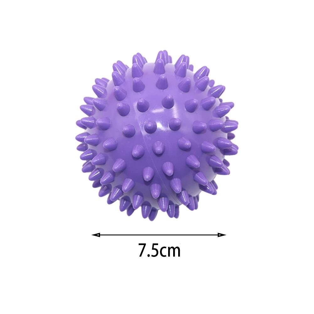 2pcs Spiky Ball Round Muscle Massage Roller, Random Color