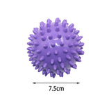 2pcs Spiky Ball Round Muscle Massage Roller, Random Color - Side View