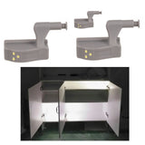 3-pack Universal LED Hinge Sensor Light for Cabinet Wardrobe Kitchen Night Light, Grey