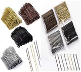 100pcs Silver Hair Clips Hairpins Hair Bands