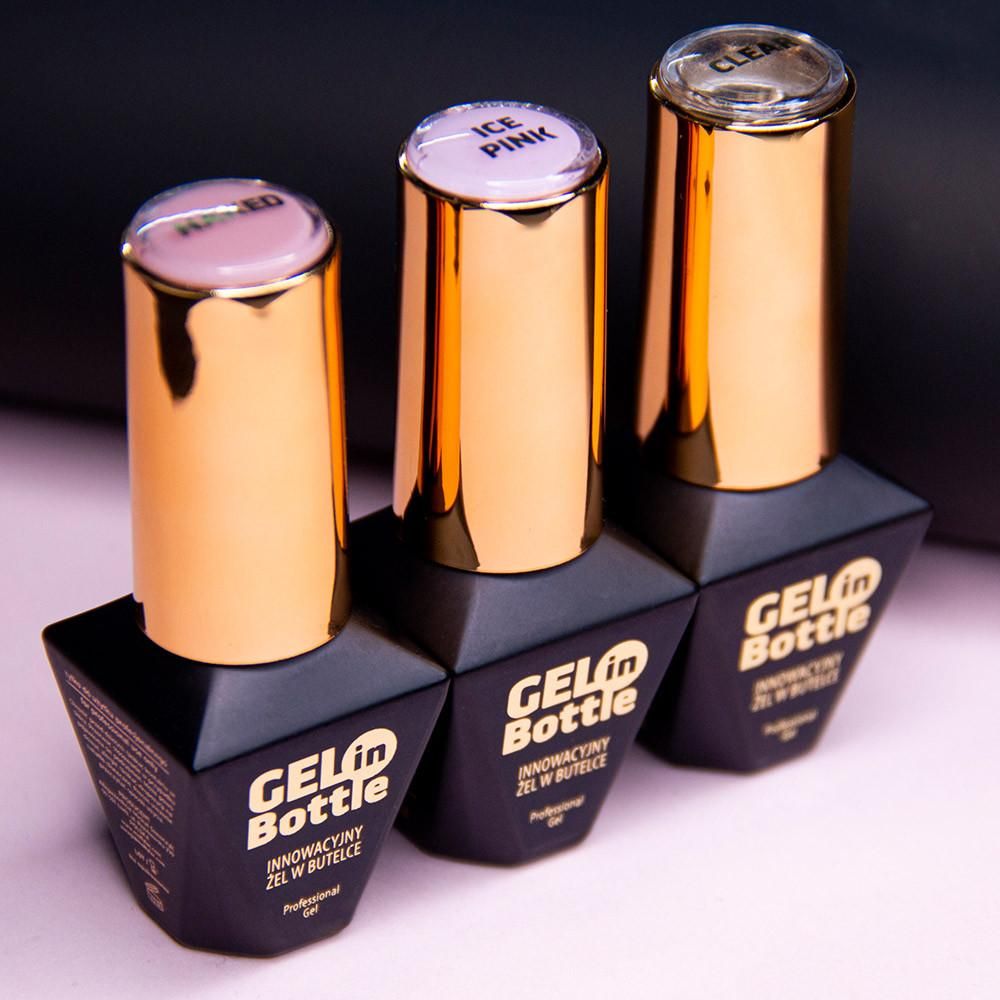 Mollylac UV LED Gel 10g, Icy Pink Base Coat, Compatible with Mollylac