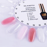Mollylac UV LED Gel 10g, Icy Pink Base Coat, Compatible with Mollylac - Low Angle