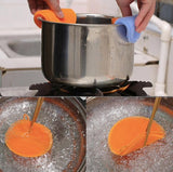 Silicone sponge for dishes, multi-color, with Magnic silicone dish sponge washing scrubber