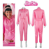 Barbie Jumpsuit Costume Light Pink, Size S for Halloween Cosplay