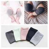 1 Pair - Baby Knee Pads, Anti-Slip Crawling Cuff for Kids, Dark Gray