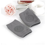 1 Pair - Baby Knee Pads, Anti-Slip Crawling Cuff for Kids, Dark Gray