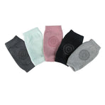 1 Pair - Baby Knee Pads, Anti-Slip Crawling Cuff for Kids, Dark Gray