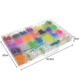 4400pcs DIY Loom Bands Rubber Band Kit, MultiColor - Extra Image