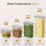 14-Pack Airtight Storage Containers for Organized Pantry, Transparent
