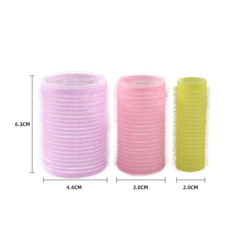 25-pack MultiColor Hair Rollers Clips Comb with Dividers