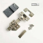 8 Pack 110 Degree Full Overlay Cabinet Hinges with Built In Damper Self Closing for Kitchen Doors