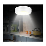 6 Pack Battery Operated Touch LED Spotlights Warm White for Cabinet Wardrobe Kitchen Furniture