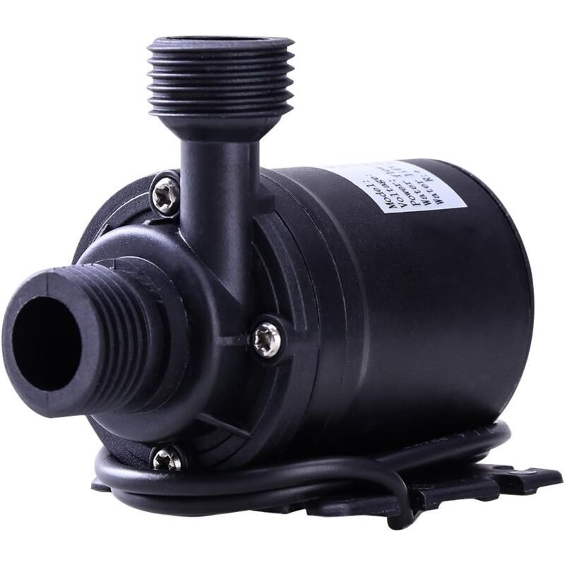 DC 12V Brushless Submersible Water Pump for Fountain Pool Solar Circulation, 800L per Hour 5M Lift