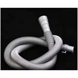 Washing Machine Drain Hose Corrugated Plastic Extension Tube Grey, 2M