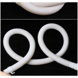 Washing Machine Drain Hose Corrugated Plastic Extension Tube Grey, 2M
