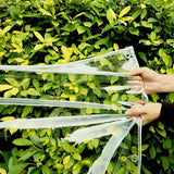 Transparent Reinforced Protective Tarpaulin 350g per Square Meter, 2 x 3M - Top-Down View