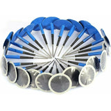 24 Pack Universal Tubeless Tire Puncture Repair Mushroom Plugs for Car Motorcycle, 36 x 4mm