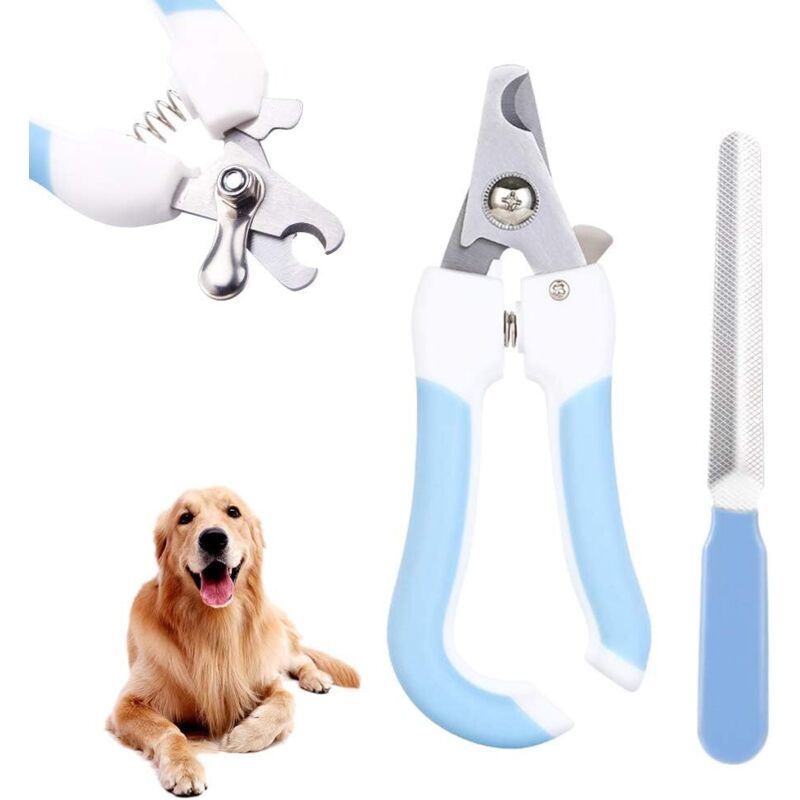 Pet Nail Clippers with Nail File for Small Medium Large Dogs Cats Birds and Rodents