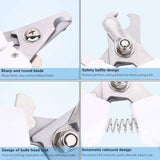 Pet Nail Clippers with Nail File for Small Medium Large Dogs Cats Birds and Rodents