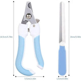 Pet Nail Clippers with Nail File for Small Medium Large Dogs Cats Birds and Rodents