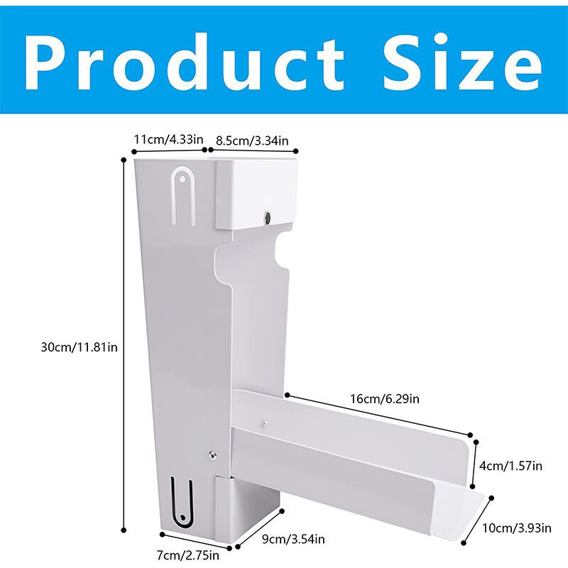 Rainwater Catcher Compatible with Standard White Downspout, 34 Inch