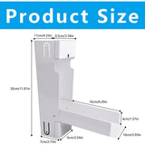 Rainwater Catcher Compatible with Standard White Downspout, 34 Inch - Front View
