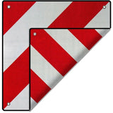 2 in 1 Bicycle Signal Reflector for Motorhome Bike Carriers - Top-Down View