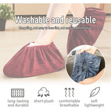 5 Pair Grey Adult Overshoe Covers, EU 37 to 43 - Top-Down View